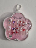 Fashion Nail press-on set - stars and hearts design