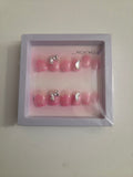 Premium kawaii press-on nail set design variant