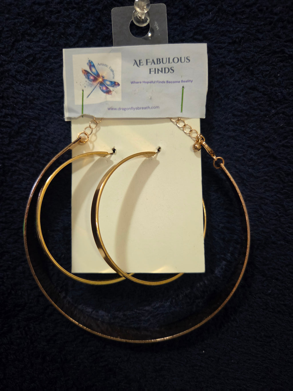 Gold Chunky Flat Hoop & Wire Collar Choker Set | Statement Boutique Jewelry