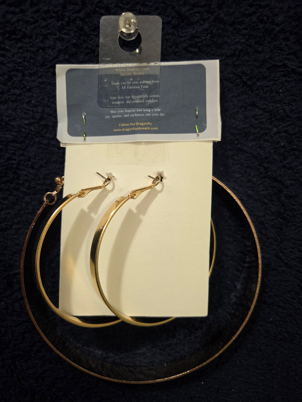 Gold Chunky Flat Hoop & Wire Collar Choker Set | Statement Boutique Jewelry