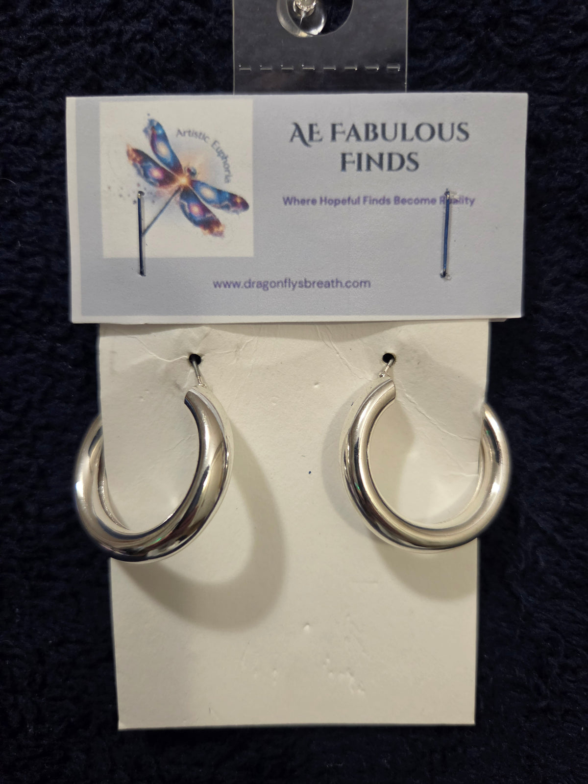 Silver Chunky Tubular Hoop Earrings | Statement Boutique Jewelry
