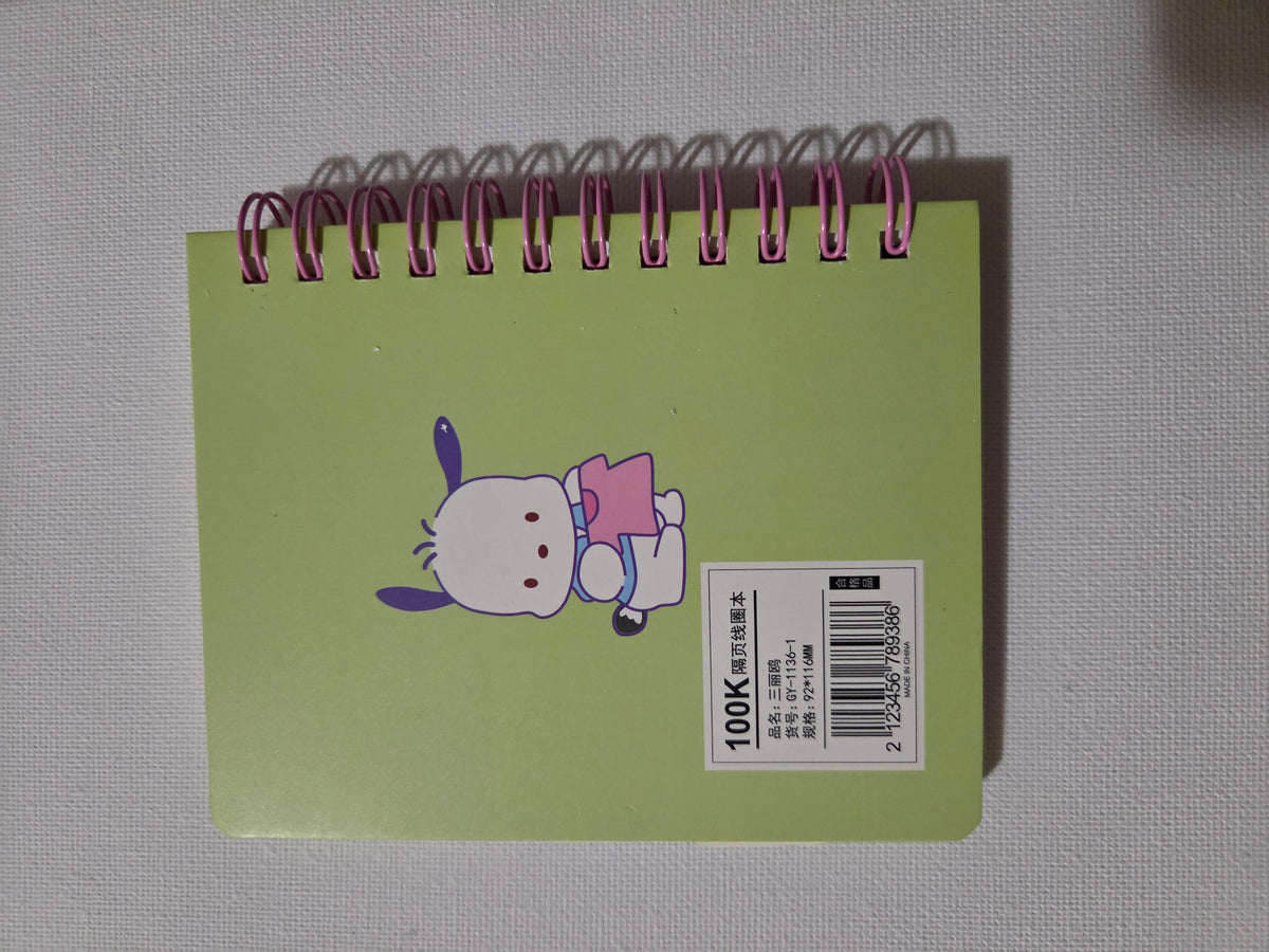 Sanrio Character Tabbed Mini Spiral Notebook | Official Sanrio Stationery | Choose Your Character