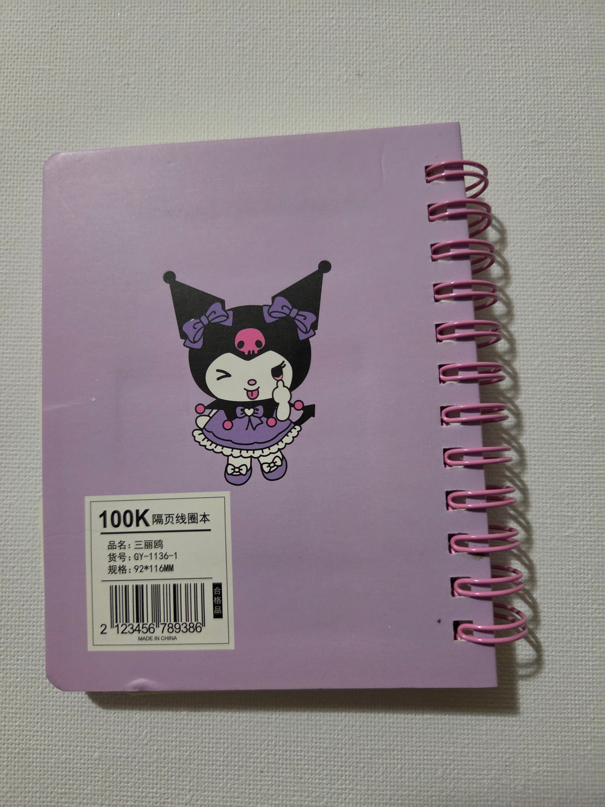 Sanrio Character Tabbed Mini Spiral Notebook | Official Sanrio Stationery | Choose Your Character