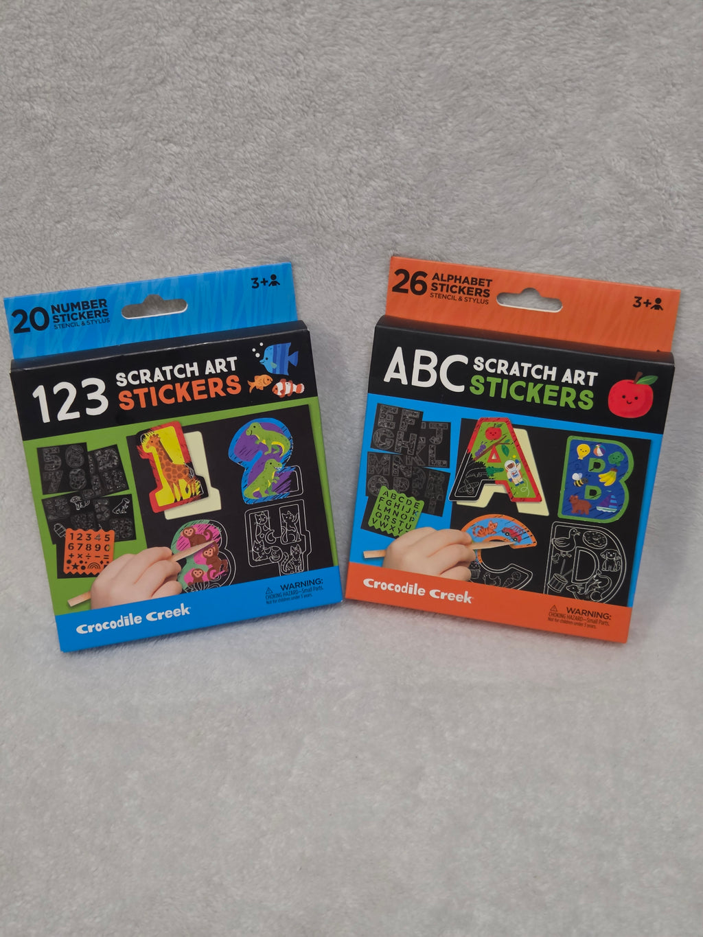 Crocodile Creek ABC Scratch Art Stickers — front of box
