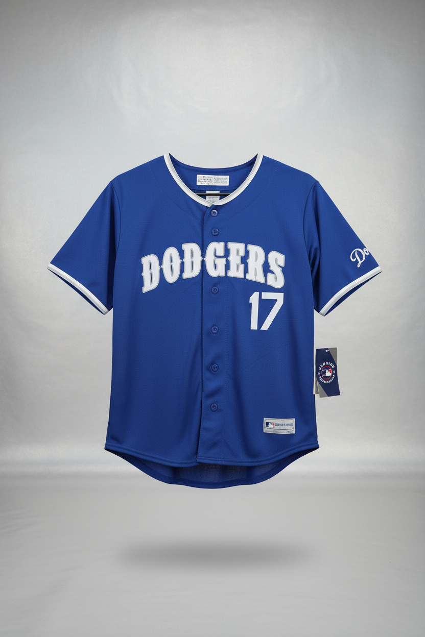 Dodgers #17 Jersey - Front Clean