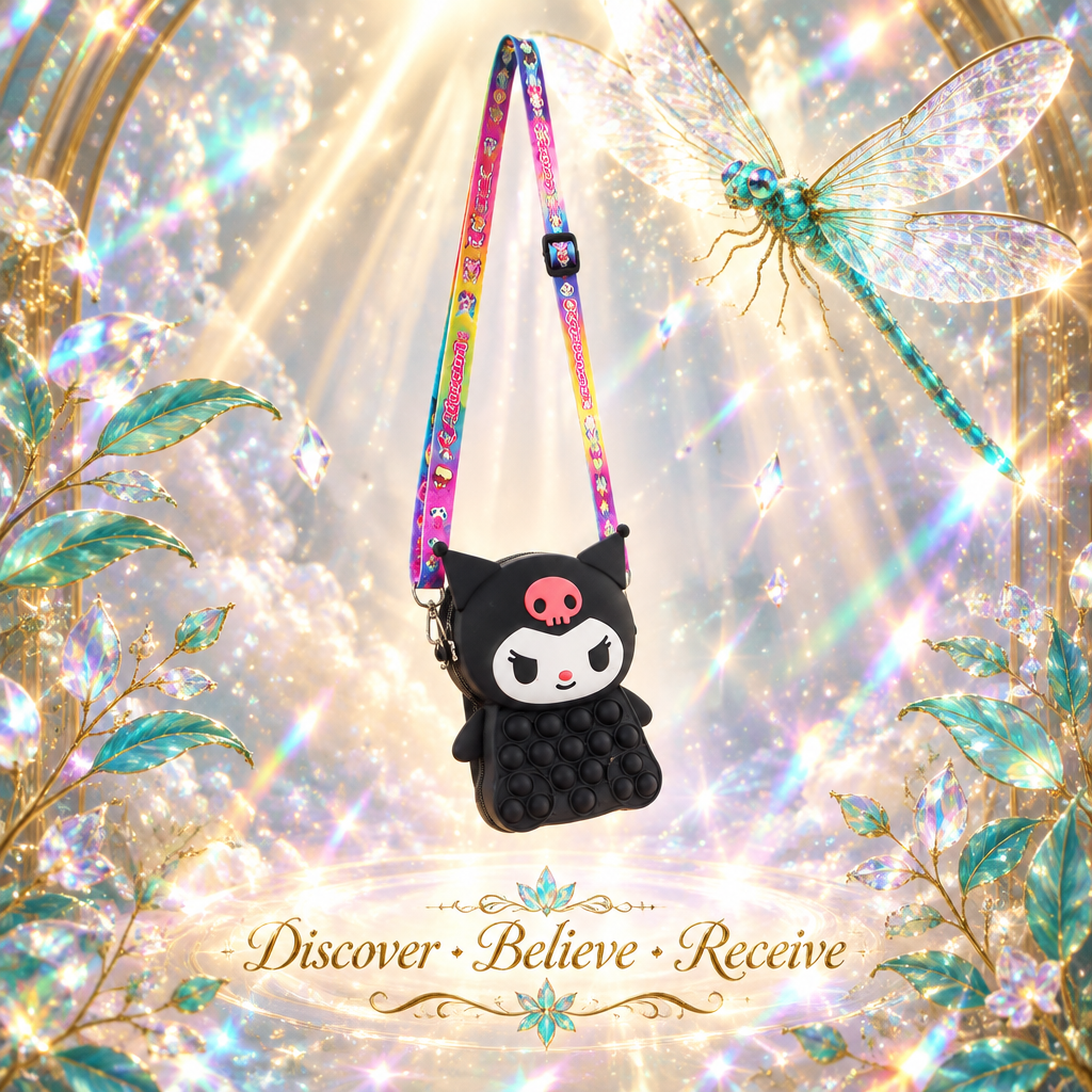 Kuromi Pop-It Bag — Light Side