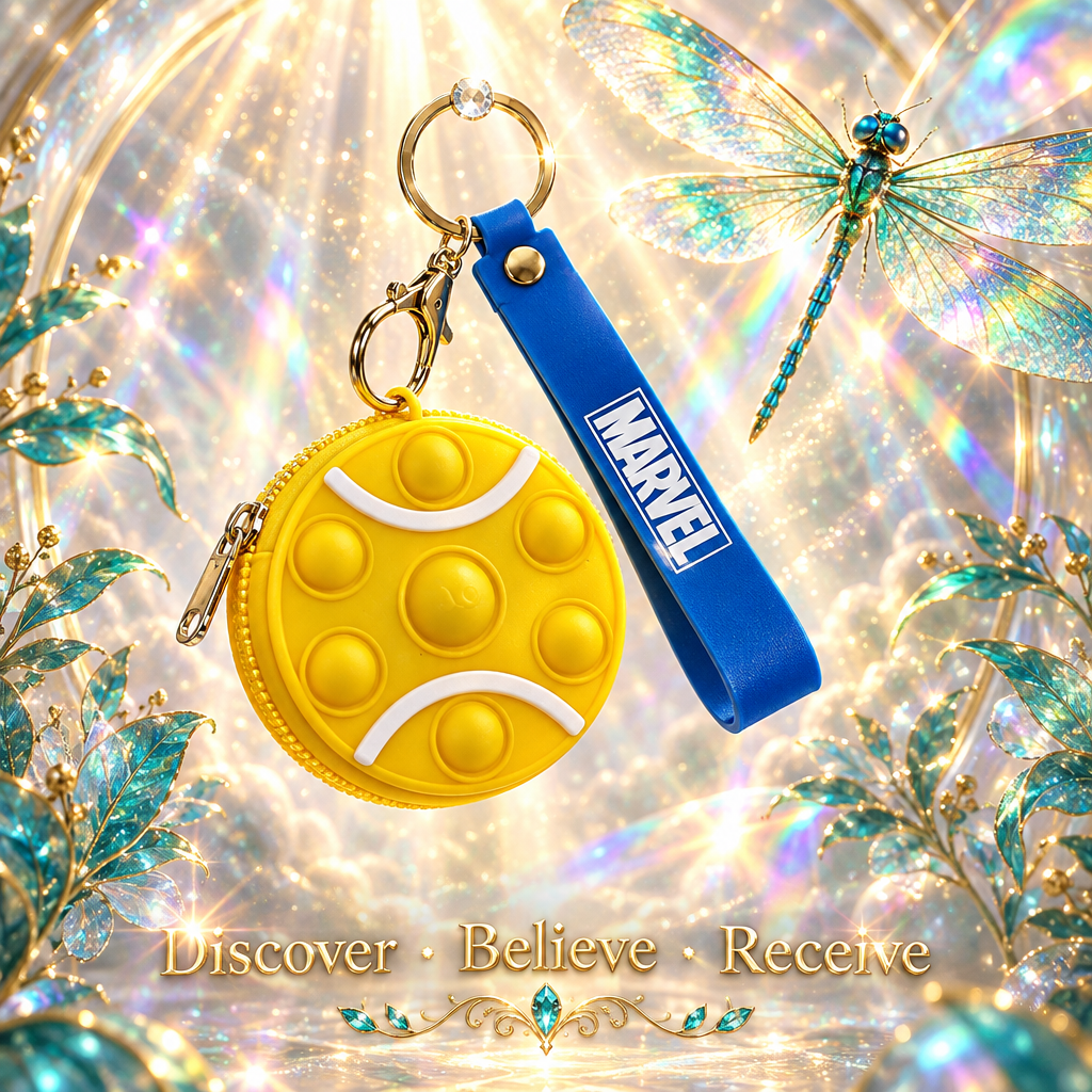 Marvel Pop-It Keychain — Back