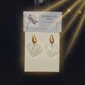 Pearl Heart Drop Earrings — AEFF Editorial