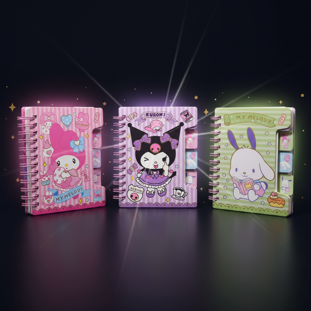 Sanrio Character Tabbed Notebooks — AEFF Editorial V2
